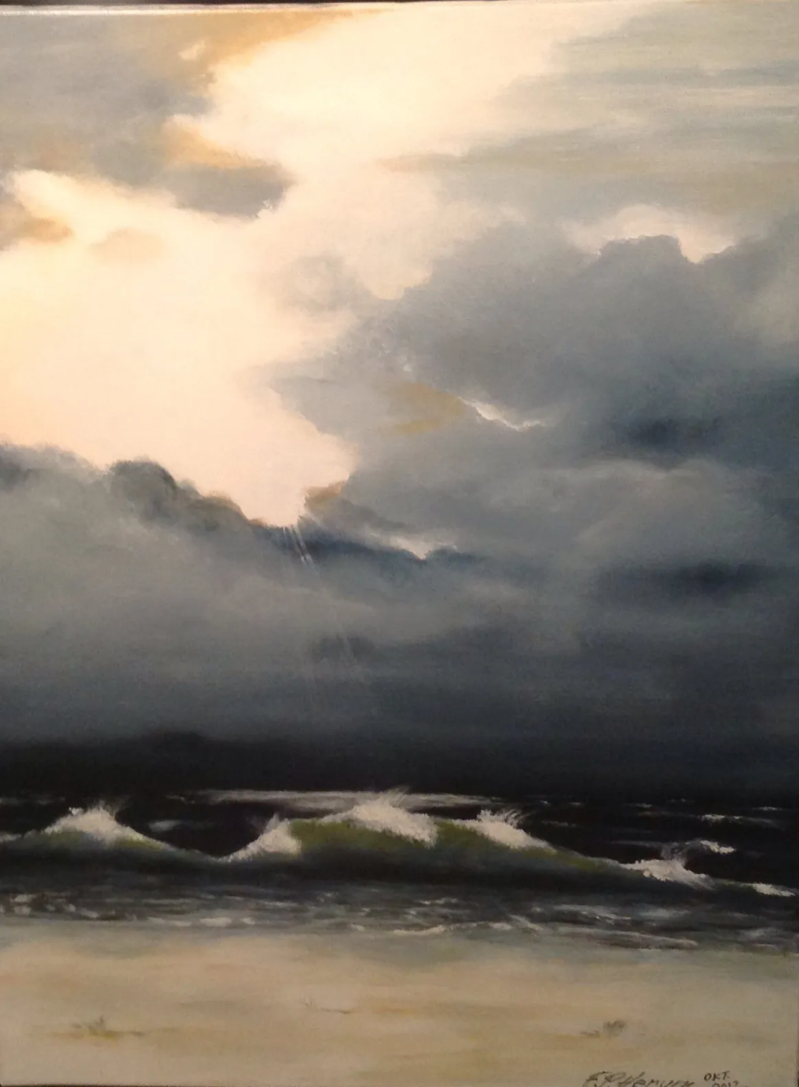 Maleri nr 8 60 cm X 80 cm